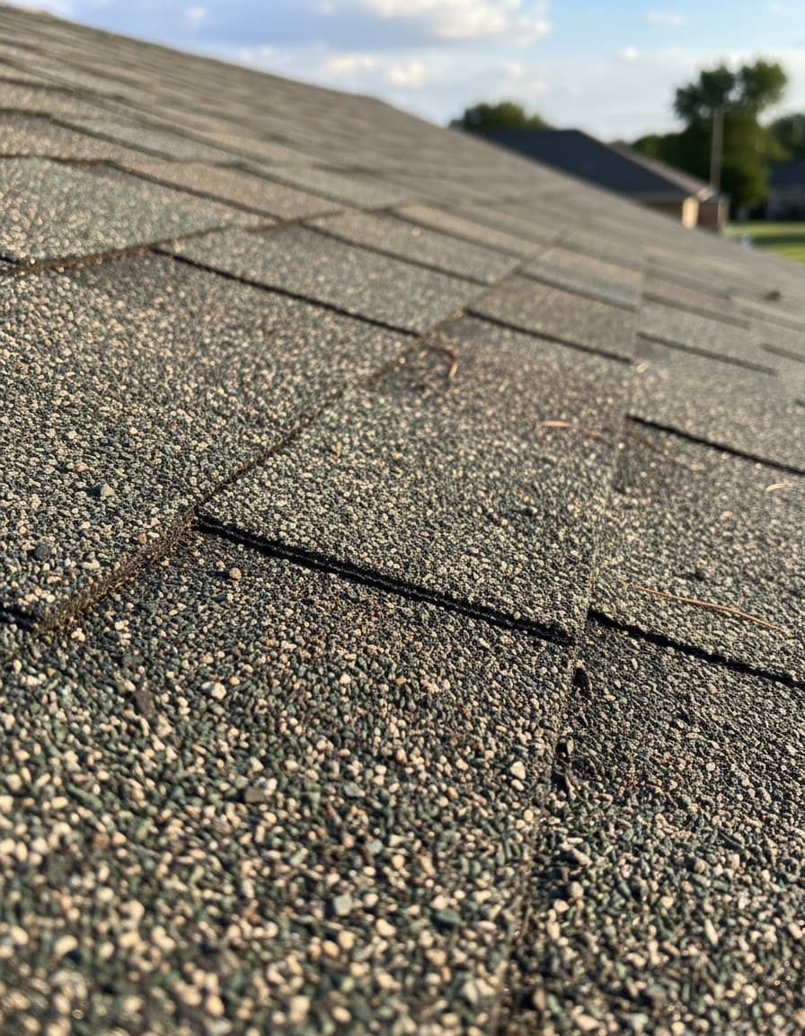 Impact rated architectural shingles on a Dearborn roof